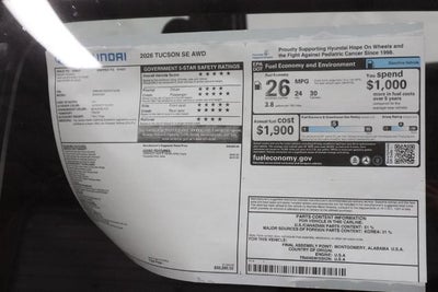 2026 Hyundai TUCSON SE AWD