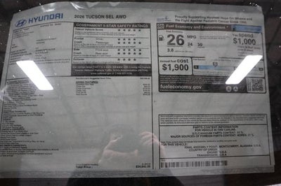 2026 Hyundai TUCSON SEL AWD