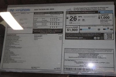 2026 Hyundai TUCSON SEL AWD