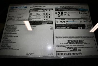 2026 Hyundai TUCSON SEL AWD