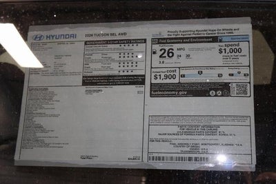 2026 Hyundai TUCSON SEL AWD