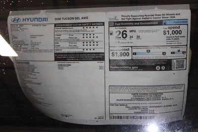 2026 Hyundai TUCSON SEL AWD