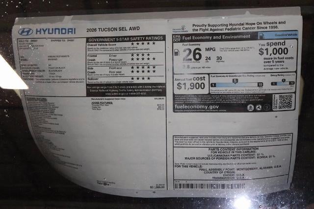 2026 Hyundai TUCSON SEL AWD