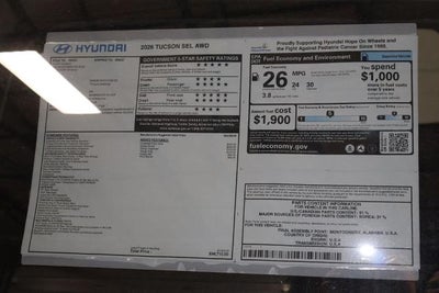 2026 Hyundai TUCSON SEL AWD