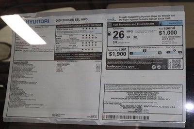 2026 Hyundai TUCSON SEL AWD