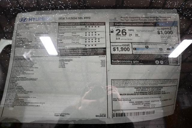 2026 Hyundai TUCSON SEL AWD