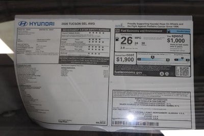 2026 Hyundai TUCSON SEL AWD