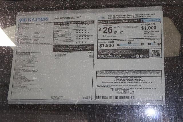 2026 Hyundai TUCSON SEL AWD