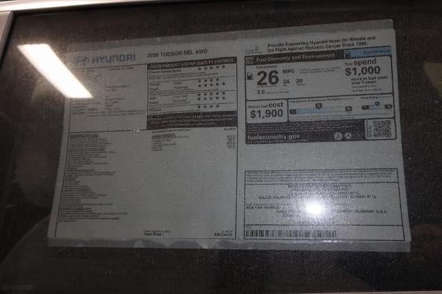 2026 Hyundai TUCSON SEL AWD