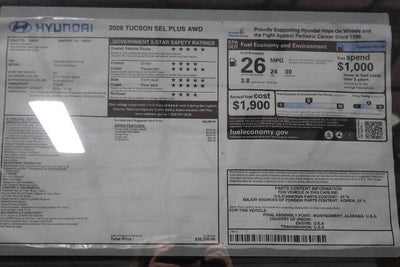 2026 Hyundai TUCSON SEL Plus AWD