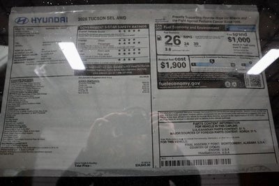 2026 Hyundai TUCSON SEL AWD