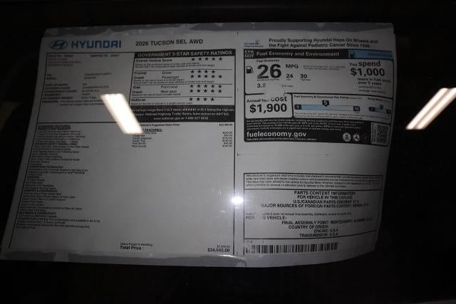 2026 Hyundai TUCSON SEL AWD