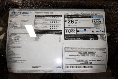 2026 Hyundai TUCSON SEL AWD