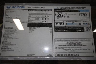2026 Hyundai TUCSON SEL AWD