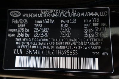 2026 Hyundai TUCSON Limited AWD