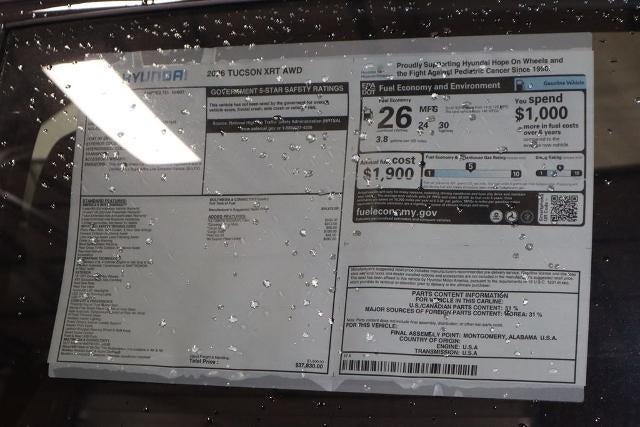 2026 Hyundai TUCSON XRT AWD