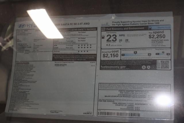 2026 Hyundai SANTA FE SE AWD