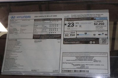 2026 Hyundai SANTA FE SE AWD