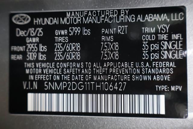 2026 Hyundai SANTA FE HYBRID SEL AWD