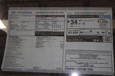 2026 Hyundai SANTA FE HYBRID SEL AWD
