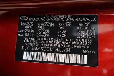 2026 Hyundai SANTA FE HYBRID SEL AWD