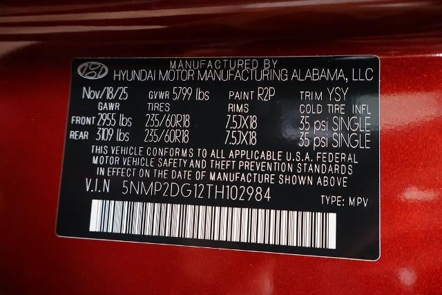 2026 Hyundai SANTA FE HYBRID SEL AWD