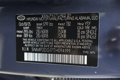 2026 Hyundai SANTA FE HYBRID SEL AWD