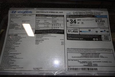 2026 Hyundai SANTA FE HYBRID SEL AWD