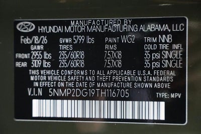 2026 Hyundai SANTA FE HYBRID SEL AWD