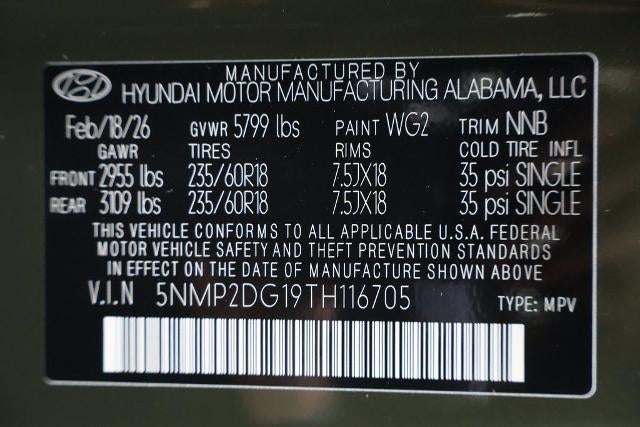 2026 Hyundai SANTA FE HYBRID SEL AWD