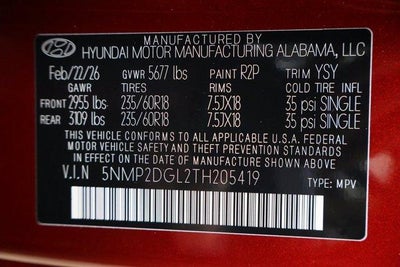 2026 Hyundai SANTA FE SEL AWD