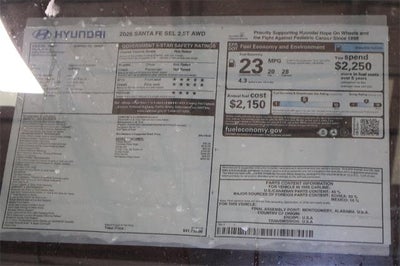 2026 Hyundai SANTA FE SEL AWD