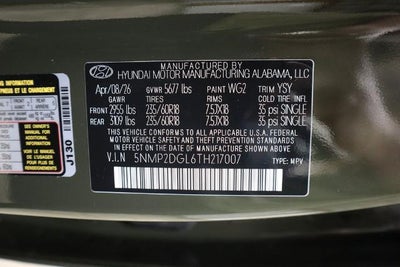 2026 Hyundai SANTA FE SEL AWD