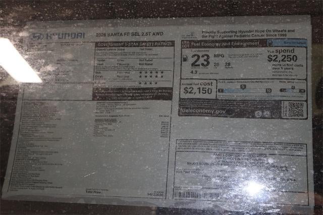 2026 Hyundai SANTA FE SEL AWD