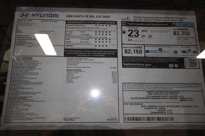 2026 Hyundai SANTA FE SEL AWD