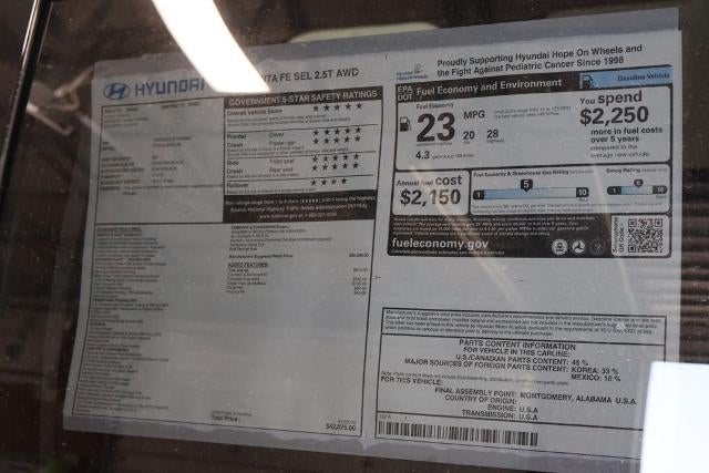 2026 Hyundai SANTA FE SEL AWD