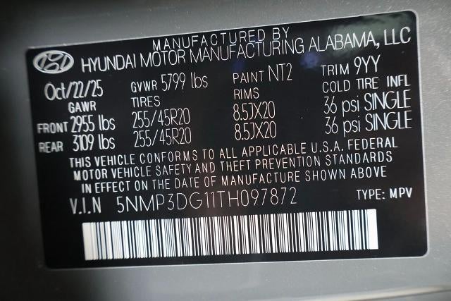 2026 Hyundai SANTA FE HYBRID Limited AWD