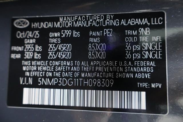 2026 Hyundai SANTA FE HYBRID Limited AWD