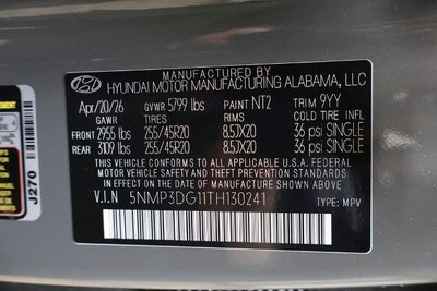 2026 Hyundai SANTA FE HYBRID Limited 6P AWD