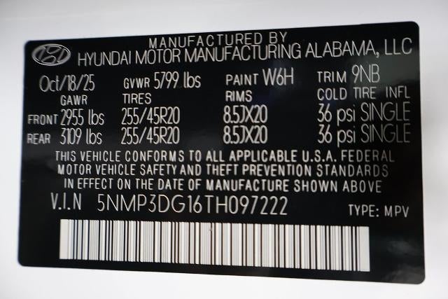 2026 Hyundai SANTA FE HYBRID Limited AWD