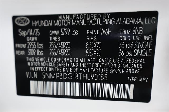 2026 Hyundai SANTA FE HYBRID Limited AWD