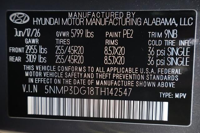 2026 Hyundai SANTA FE HYBRID Limited 7P AWD