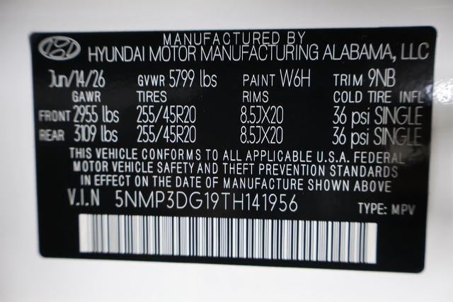 2026 Hyundai SANTA FE HYBRID Limited 6P AWD
