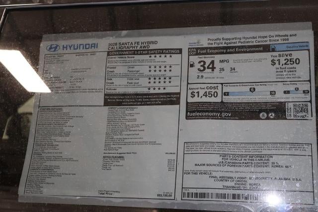 2026 Hyundai SANTA FE HYBRID Calligraphy AWD
