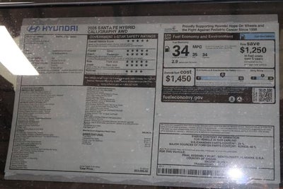 2026 Hyundai SANTA FE HYBRID Calligraphy AWD
