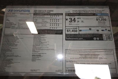 2026 Hyundai SANTA FE HYBRID Calligraphy AWD