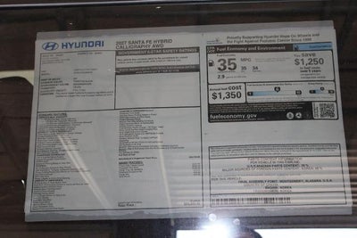 2027 Hyundai SANTA FE HYBRID Calligraphy AWD