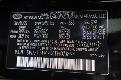 2026 Hyundai SANTA FE HYBRID Calligraphy AWD