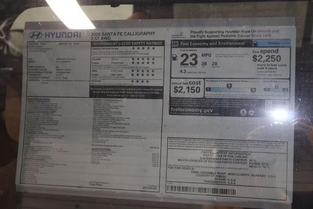 2026 Hyundai SANTA FE Calligraphy AWD