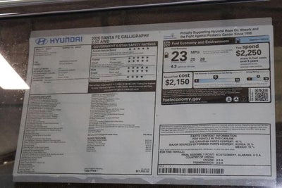 2026 Hyundai SANTA FE Calligraphy AWD